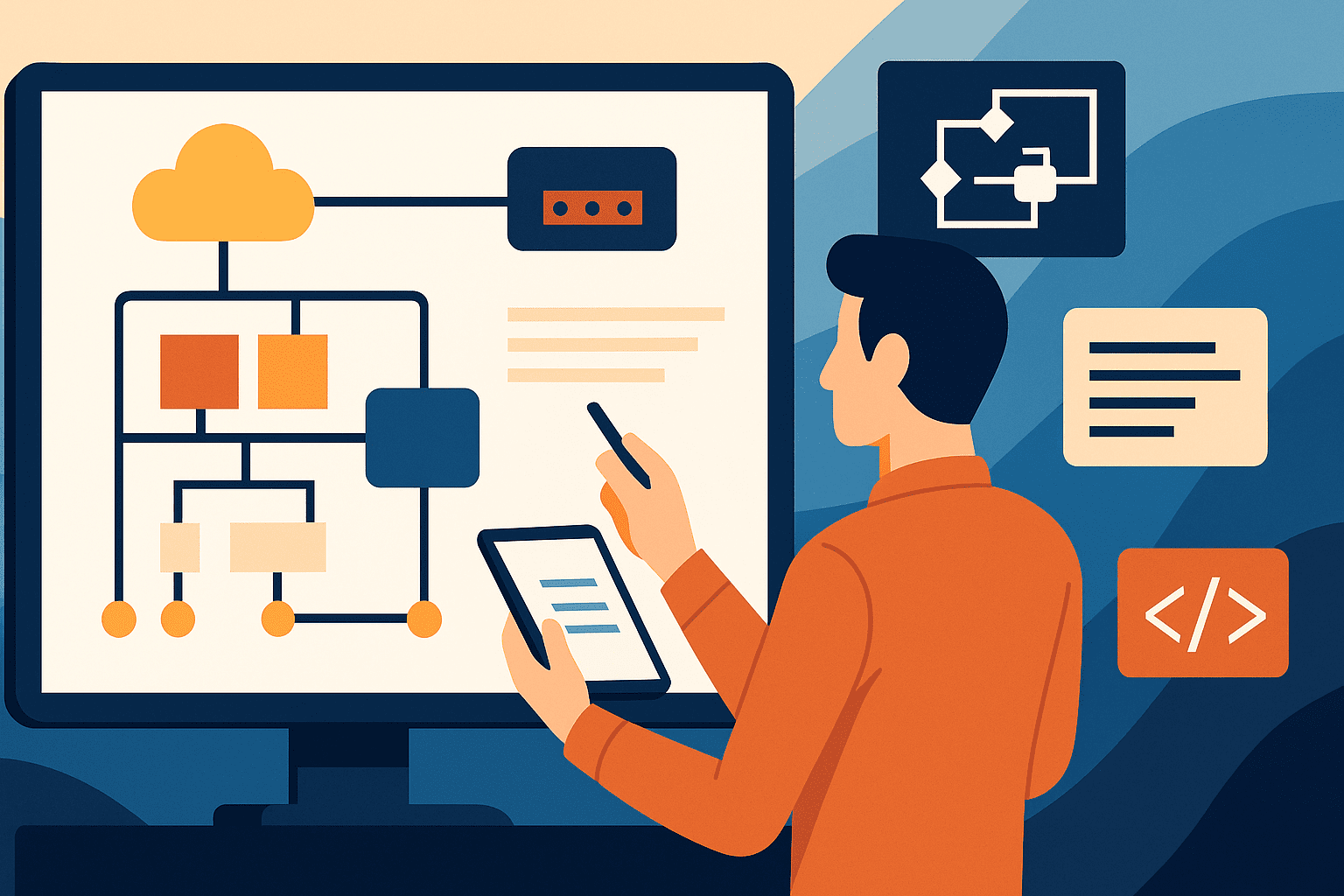 Más allá del código: Pensamiento visual para arquitectos de software.